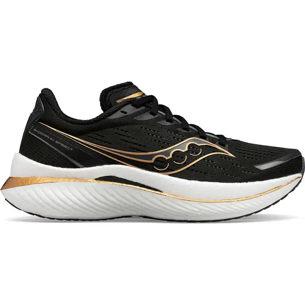 Saucony Men's Endorphin Speed 3 (Black/Goldstruck) Running Shoes